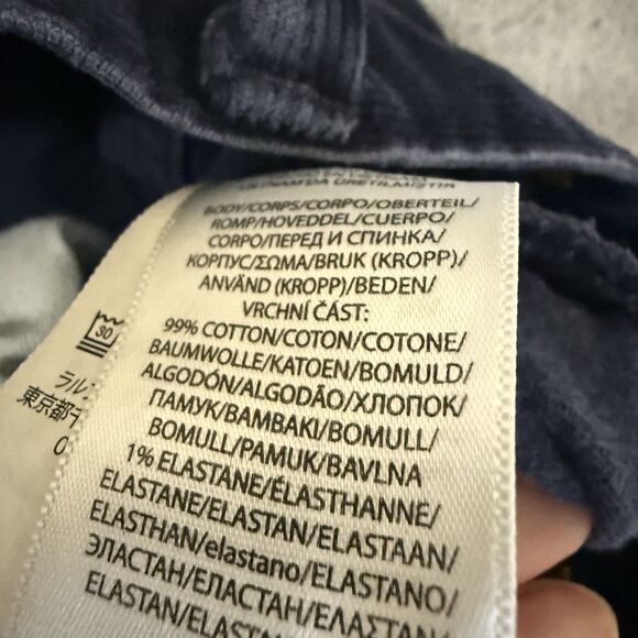 Polo Ralph Lauren Varick Pants 34x34 (Inseam 31.5) Blue Corduroy Straight Slim - Picture 10 of 10